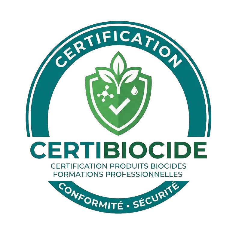Le Certibiocide est un certificat individuel obligatoire pour l&rsquo;usage professionnel de certains produits biocides, notamment d&eacute;sinfectants depuis le 1er Janvier